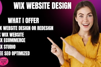 wix website design ecommerce and redesign