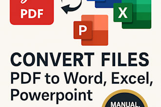 convert PDF to word, excel, or powerpoint accurately and fast