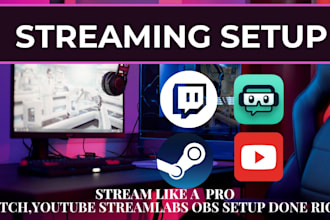 setup obs and streamlab for streaming and recording