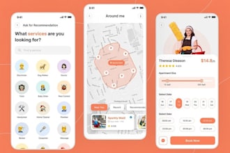 develop on demand handyman home services app booking delivery app and website