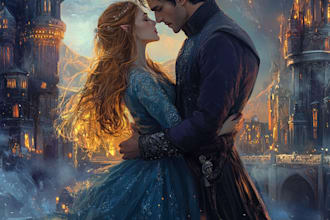 do stunning romance book cover, romance, book cover design