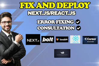 build react next js using bolt, lovable, vo, cursor ai, shadcn ui, supabase