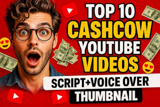 create automated cash cow faceless youtube video for cash cow channel