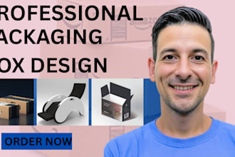 do custom mailer box, amazon product packaging box design with 3d mockup