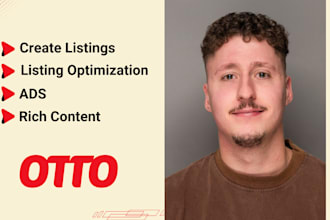 create and optimise your marketplace otto listing