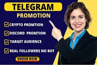 grow crypto telegram promotion, crypto telegram marketing, telegram subscriber