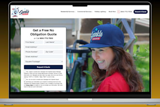build window cleaning website, window cleaning landing page, cleaning website
