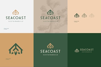 create modern minimalist and luxury logo design