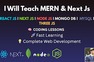 teach you full stack web development with mern and next js