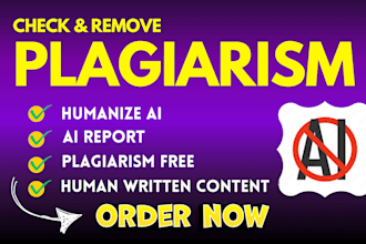 humanize your ai content and check it for plagiarism