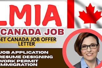 apply for canada job, resume designing, work permit, lmia job offer