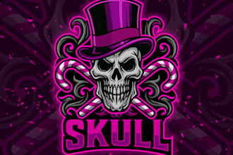 design a highly detailed custom esports logo for your team or stream