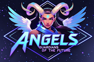 make outstanding overwatch angels logo with a unique concept