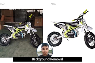 background remove from images into white or transparent