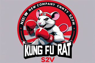 do fighting boxing martial arts team or club logo design