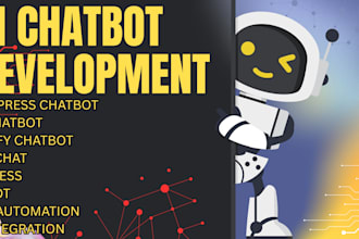 do wordpress wix shopify website ai chatbot faq manychat botpress openai chatbot