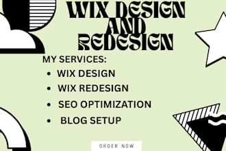 build website, build wix website, wix designing, wix online and ecommerce store