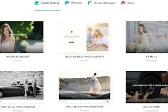 pixieset website, print on demand store, client gallery, online booking