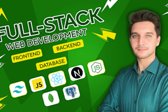 develop a full stack web app using react js, next js, node js and mongodb