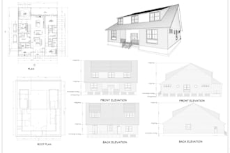 draw city permit architectural drawings