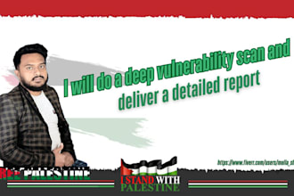 do a deep vulnerability scan and deliver a detailed report