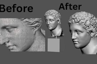 repair your 3d model or stl file for 3d printing and mesh fixing