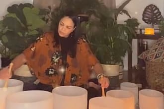 guide you through a sound healing session for relief and restore balance