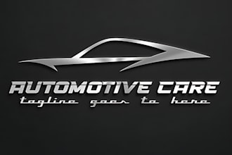 create automotive, car detailing and auto repair logo design