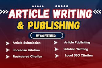 write and publish research article on high indexed google scholar journal