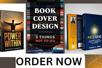 design professional ebook cover KDP book hardcover fantasy book