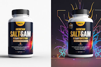 design professional supplement labels, bottle labels, and product labels