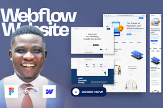 design a responsive webflow website or convert figma to webflow