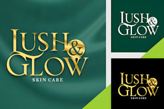 do elegant fashion, spa, salon, skin care beauty and cosmetics brand logo