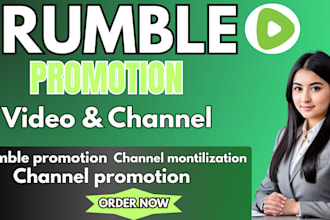 do  rumble video promotion channel  and video promotion with expert SEO for you
