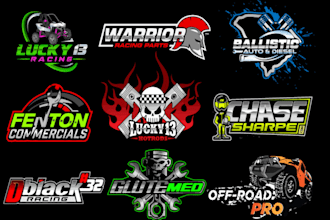 make a professional auto detailing automotive car repair and car wash logo