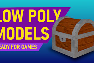 make a low poly 3d asset for your game