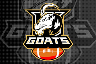 create a custom sports team style logo
