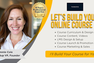 build your online course in thinkific