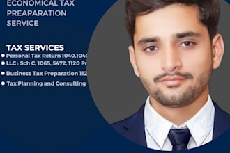 professionally prepare US tax filing, US tax returns, llc for business