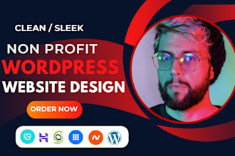 design a professional non profit or charity website