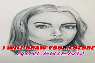 draw and describe your future soulmate drawing in a day