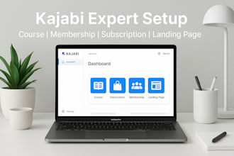 be your kajabi expert for membership site course subscription and landing page