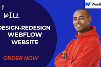 design,redesign and develop webflow website ,figma to webflow