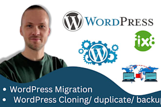 migrate, revamp, duplicate, copy clone and transfer your wordpress website