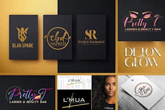 make a luxury fashion, clothing, beauty and  monogram logo