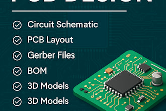 design professional pcb layouts, schematics and provide gerber files for project