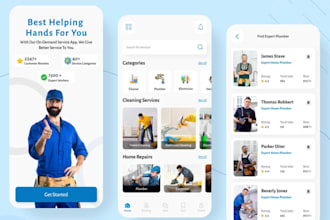develop on demand app, service provider app, ai based home service app