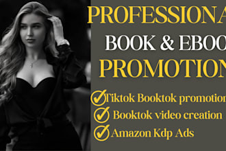 do influencer ebook promotion on tiktok, rank on booktok, kindle book marketing