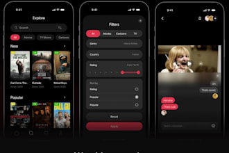 develop live streaming app video streaming app streaming website music streaming