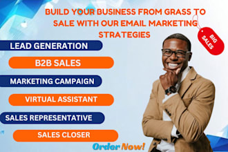 be a high ticket sales closer, sales representative, b2b lead generation